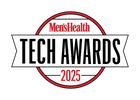 Men's Health Tech Awards 2025 logo badge in red, black, and white colors.