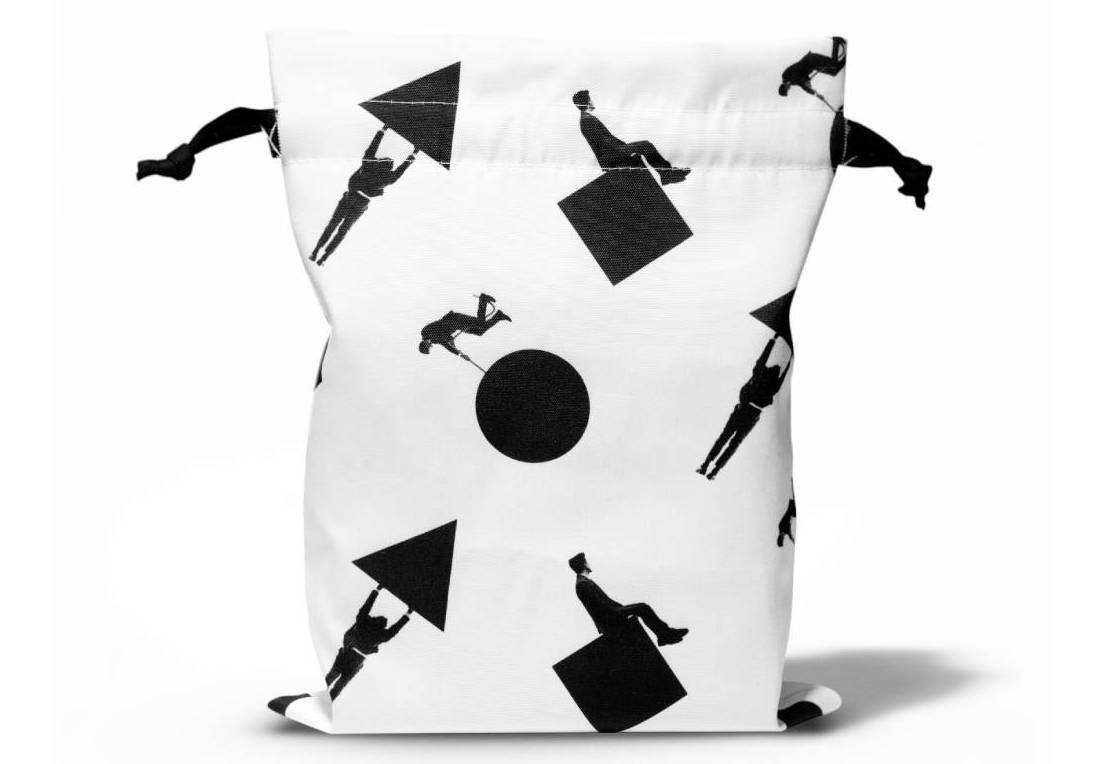 Lumin skincare bag with a selection of skincare products.