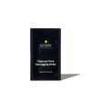 Lumin charcoal pore declogging nose strip for men's skincare, single-use blackhead remover strip packet.