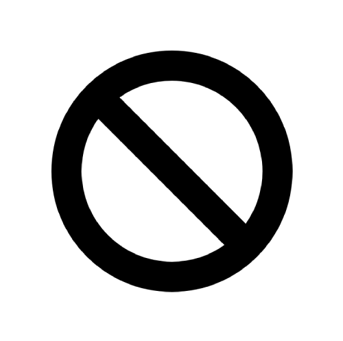None icon