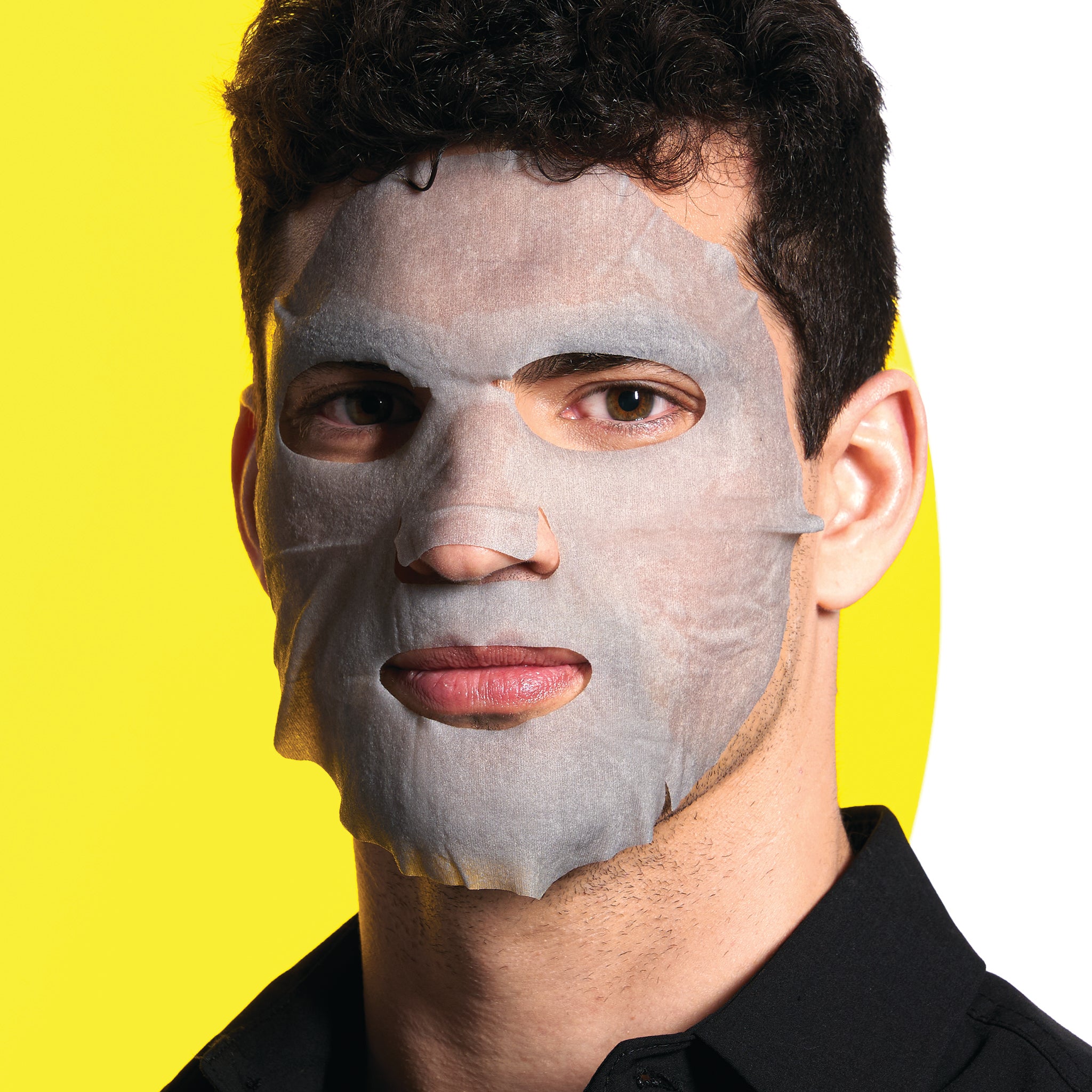 Man using the Weekly Reboot Face Mask